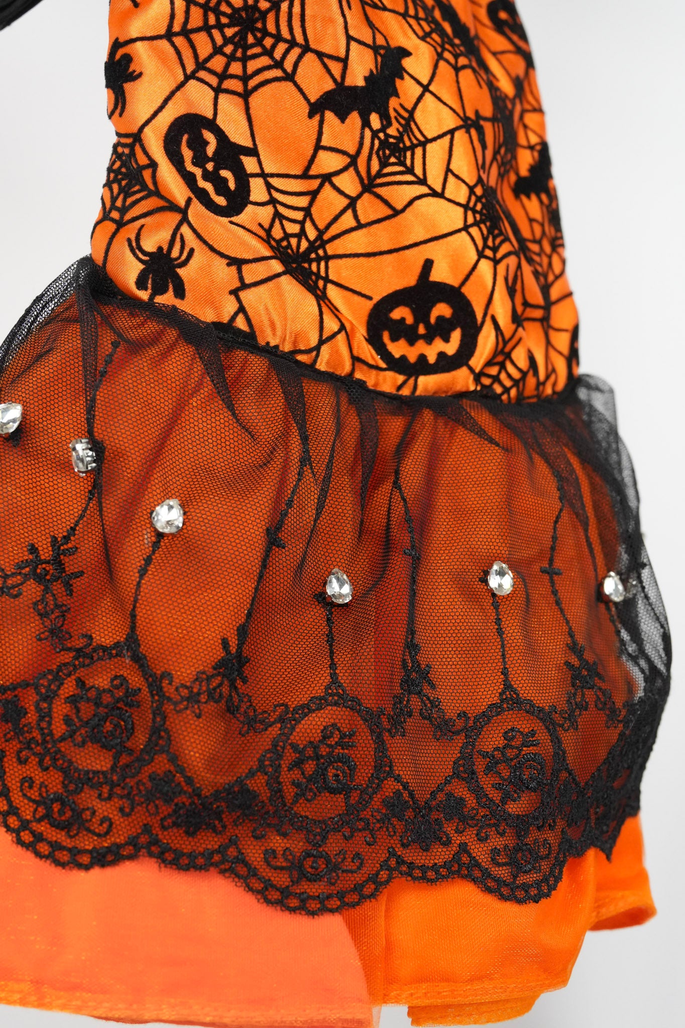 spooky chic pet outfit details