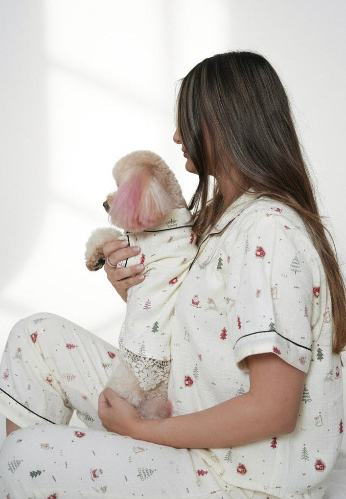 Matching Human & Pet PJ set