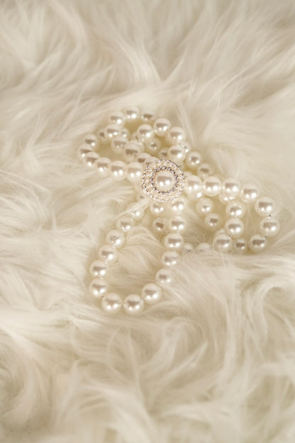elegant pearl pet necklace pearl grace